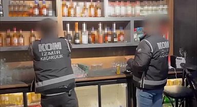 İzmir polisinden yılbaşı öncesi kaçak ve sahte alkol kaçakçılarına büyük baskın