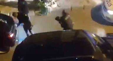 Kağıthane'de torbacıların kovalamaca sonucu yakalandığı anlar kamerada