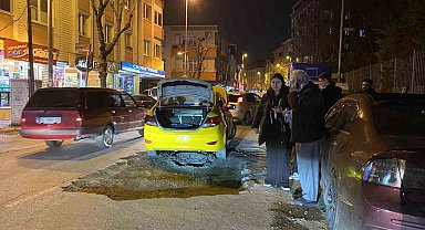 Küçükçekmece'de İSKİ'nin çalışma ardından kapatmadığı rögar kapağı kazaya neden oldu