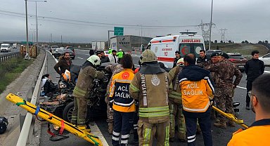 Kuzey Marmara Otoyolu'nda feci kaza: 1 ölü, 3 yaralı