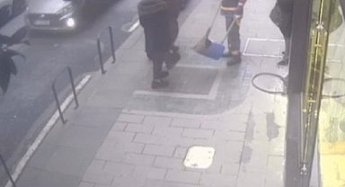 Nişantaşı'nda dehşet anları: Borçlusunun kaputunda 30 metre gitti