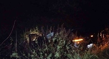 Tuzla'da kontrolden çıkan araç şarampole uçtu: 1 yaralı