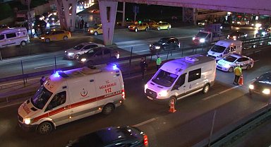 Üst geçitten atlayan kadın hayatını kaybetti