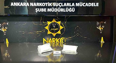 Ankara'da 2 kilo 279 gram kokain ele geçirildi