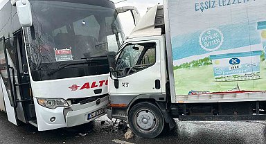 Başakşehir'de zincirleme kaza: 1 yaralı