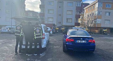 Beykoz'da drift yapan sürücüye 20 bin 778 TL ceza