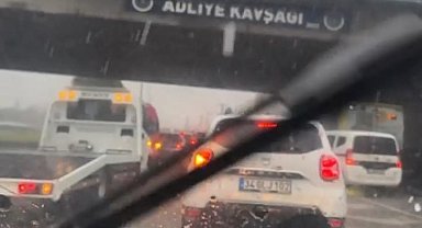Bursa'da dolu yağışı etkili oldu