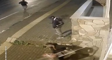 Bursa'da mazgal hırsızlığı kamerada