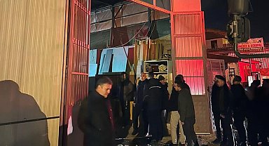 Çubuk'ta sanayi sitesindeki yangın korkuttu