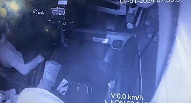 Kadıköy'de kaçırılan servis minibüsünün yeni görüntüleri ortaya çıktı