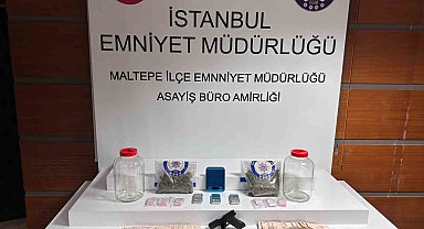 Maltepe'de uyuşturucu satıcısı, polisin operasyonuyla yakalandı