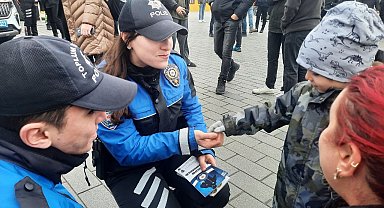 Taksim'deki NARKOTIR'da gençlere uyuşturucunun zararları anlatıldı