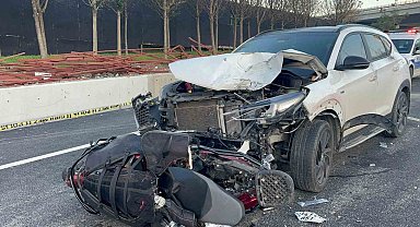 Üsküdar'da alkollü sürücünün çarptığı motosikletli hayatını kaybetti