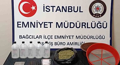 Bağcılar'da uyuşturucu ticareti yapıldığı belirlenen adrese operasyon düzenlendi