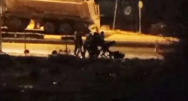 Bir grup gencin tekme tokat kavgası kamerada