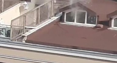 Kadıköy'de dairede çıkan yangın korkuttu
