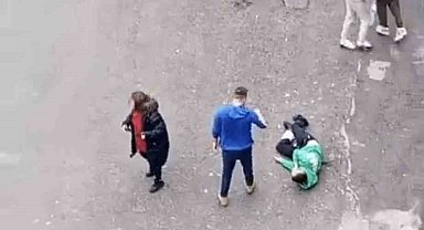 Kartal'da silahlı ve sopalı meydan kavgası kamerada