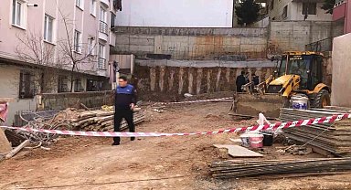 Sancaktepe'de göçük altında kalan işçi hayatını kaybetti