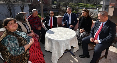 Vali İsmail Ustaoğlu, Kahramanmaraş Depremi Mağduru Koska Ailesini Ziyaret Etti