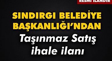 SINDIRGI BELEDİYE BAŞKANLIĞI'NDAN