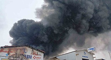 Ankara'da depoda yangın