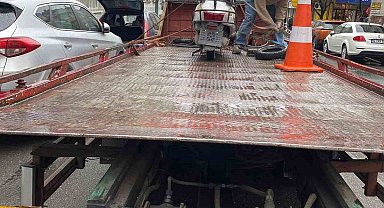 Beylikdüzü'nde motosiklet hırsızını ayağındaki alçı ele verdi