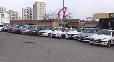 Çalıntı 40 otomobil yediemin otoparkında sergilendi