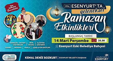 Esenyurt'ta geleneksel Ramazan etkinlikleri başlıyor