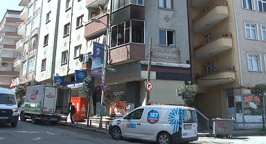 Güngören'de kombi patladı, yangın çıktı