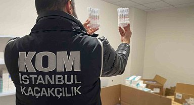 İstanbul'da kaçak ilaç operasyonu: 328 bin ilaç ele geçirildi