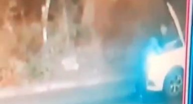 Kaputtan çıkardığı tabanca ile etrafa rastgele ateş açtı: O anlar kamerada