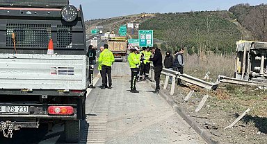 Kuzey Marmara Otoyolu'nda kaza: 1 yaralı