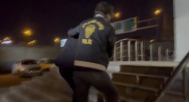 Ataşehir'de trafikte havaya ateş eden motosikletli yakalandı