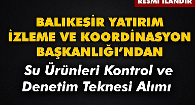 BALIKESİR YATIRIM İZLEME VE KOORDİNASYON BAŞKANLIĞI'NDAN
