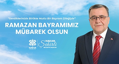 Başkan Şehirli’den Bayram Mesajı