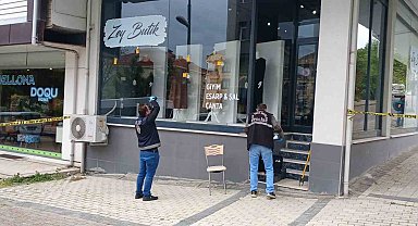 Beylikdüzü'nde giyim mağazasına silahlı saldırı