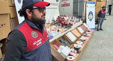 İstanbul'da sahte parfüm operasyonu