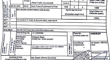 Kimlik dolandırıcılığı gerçeği trafik cezasından ortaya çıktı
