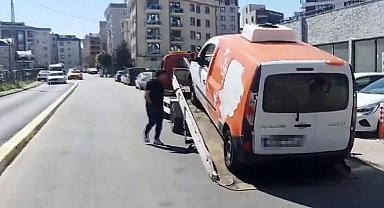 Pendik'te Migros aracıyla drift atan sürücüye 65 bin TL ceza