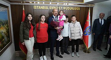 Şehit çocuğu emniyet müdürünün makam koltuğuna geçti