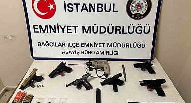 Bağcılar'da yasa dışı silah ticareti operasyonu