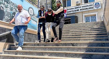 Bayrampaşa'da eşi ve kızını öldüren şüpheli adliyeye sevk edildi