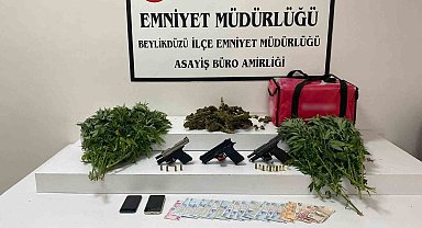 Beylikdüzü'nde kavga esnasında silahla ateş açan şüphelinin evinden uyuşturucu çıktı