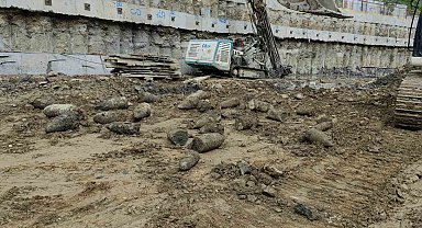 Beyoğlu'nda inşaat alanında askeri mühimmat bulundu