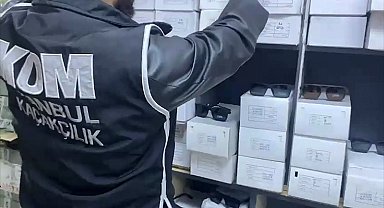 Merdiven altı firmalara 'kaçak gözlük ve saat' operasyonu: 5 gözaltı