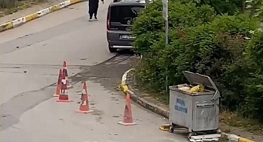 Pendik'te genç kadın ailesine sinirlendi, hıncını mahalledeki araçlardan çıkardı