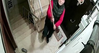Pendik'te kardeşiyle anlaşmazlık yaşadı, aile apartmanında kameraları kırdı