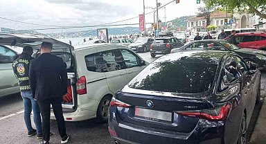 Sarıyer'de drift atan sürücü yakalandı