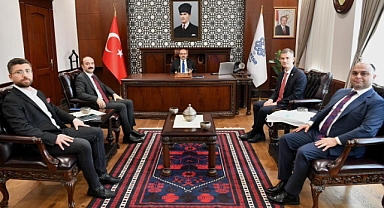 TÜREB Başkanı İbrahim Erden'den Balıkesir Valisi İsmail Ustaoğlu'na Ziyaret