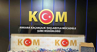 Ankara'da kaçak sigara operasyonu: 1 milyonu aşkın doldurulmuş makaron ele geçirildi